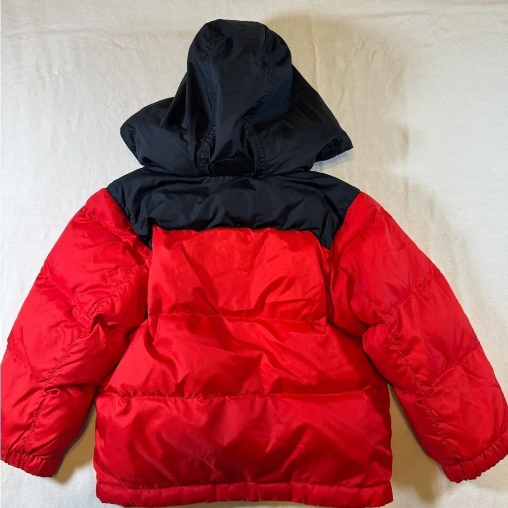 Kid’s Polo by Ralph Lauren Red and Black Puffer Jacket - no size tag, see photos